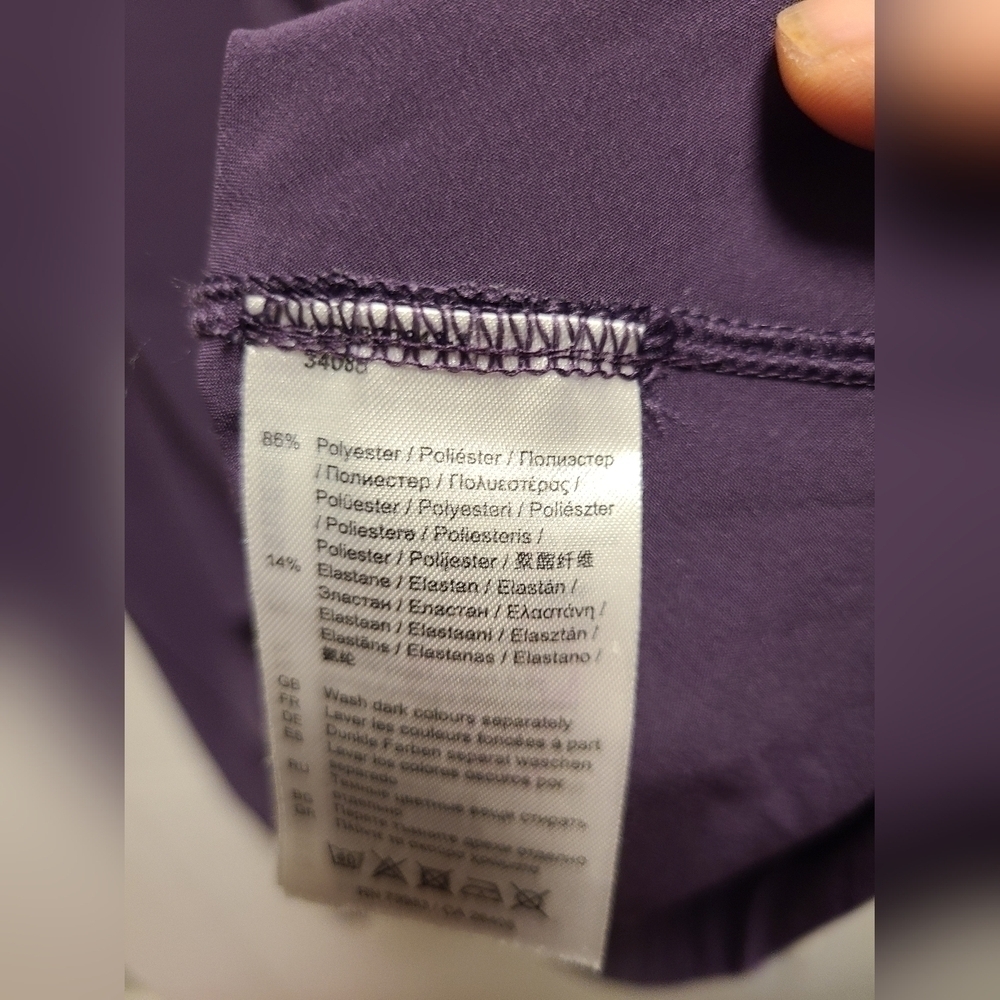 Helly Hansen purple lightweight mini dress size Medium - Picture 8 of 9